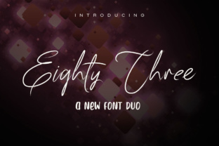 83 Script: A Signature Font Duo for Campaign Visuals