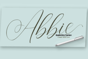 Abbie: A Floral Script Font for Elegant Digital Branding