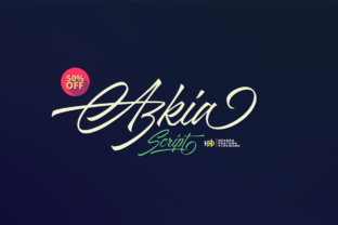Azkia Script: A Handmade Brushpen Font That Elevates Real Business Branding