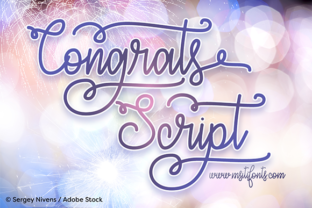 Congrats Script: A Polished, Friendly Font for Small Business Branding