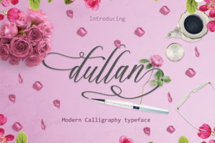 Dullan: A Modern Script Typeface for Digital Branding