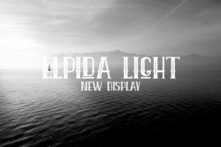 Elpida Light: A Display Font with Vintage Soul and Modern Edge