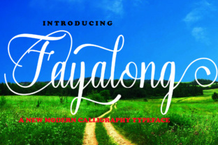 Fayalong Script: An Elegant Display Font for Editorial Design