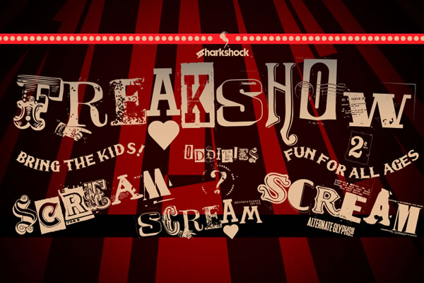 Freakshow: A Display Font That Commands Attention