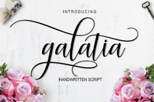 Galatia Script: A Handwritten Font That Feels Human, Not Hectic
