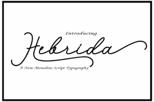 Hebrida Script: A Handwritten Font for Editorial Warmth and Clarity