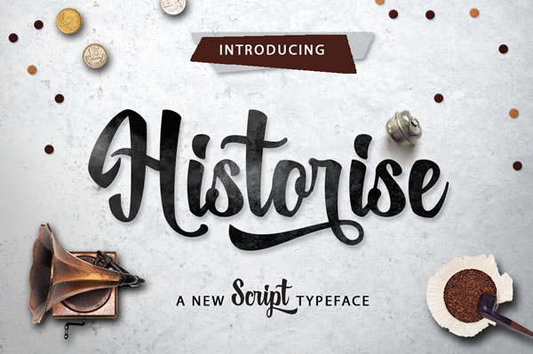 Historise: A Bold Display Font for Scroll-Stopping Promo Graphics