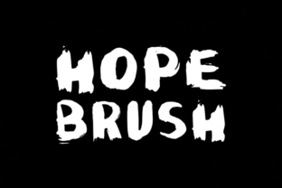 Hope Brush: A Grungy Vintage Script Font with Quiet Confidence