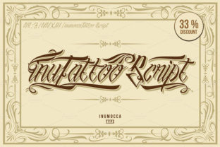 InuTattoo Script: A Display Font for Bold Digital Identity