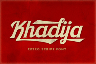Khadija Spurs: A Bold Script Font That Commands Attention