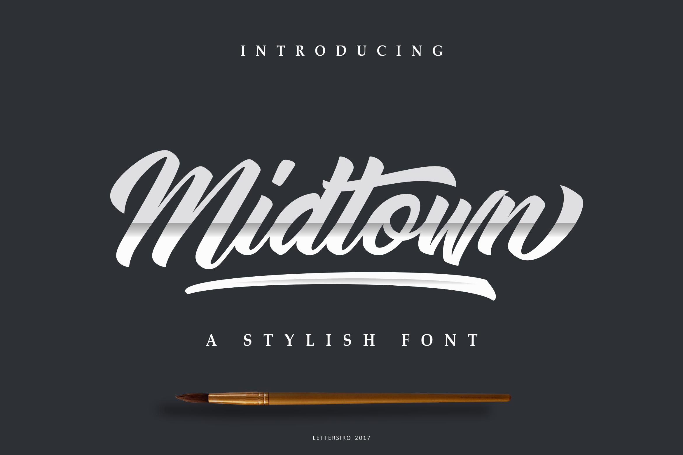 Midtown Script: A Modern Editorial Script Font