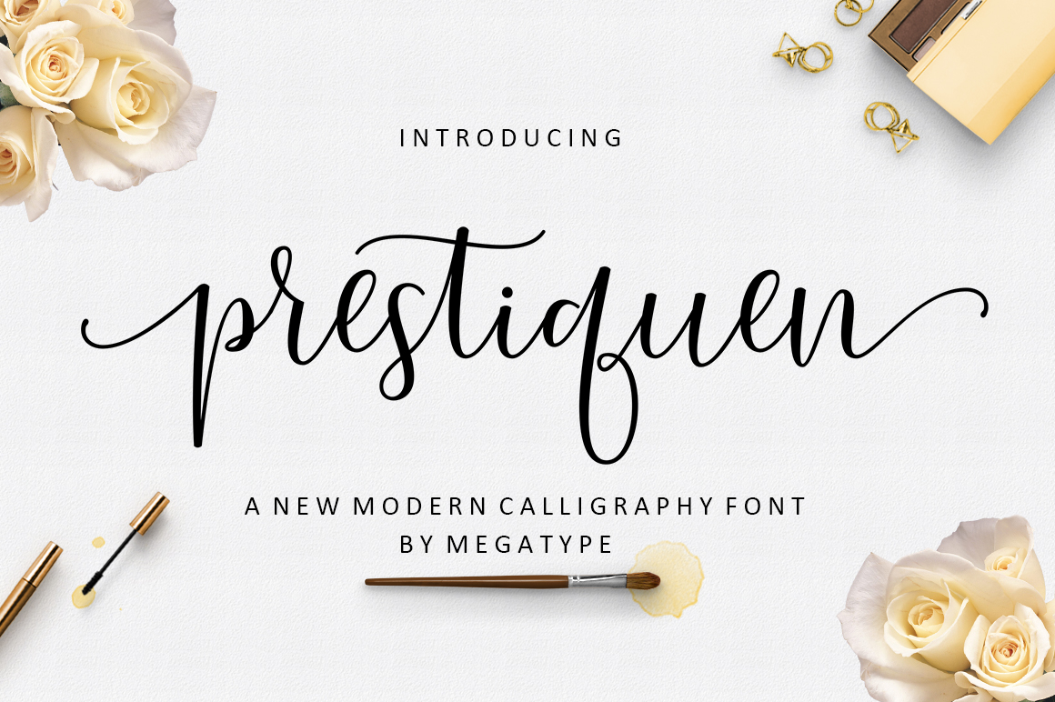 Prestiquen Script: A Modern Calligraphy Font That Earns Its Flourishes