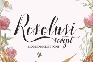 Resolusi Script: A Modern Display Font for Digital Branding