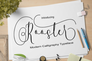 Rooster Script: A Thoughtful Calligraphy Font for Brand Identity