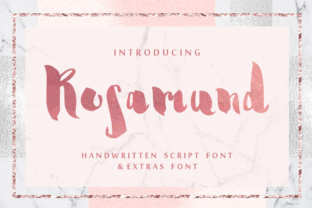 Rosamund Script Extras: A Thoughtful Script Font for Editorial Warmth