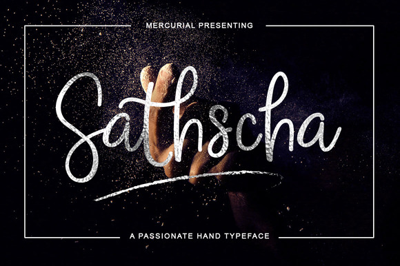 Sathscha: A Handwritten Font That Feels Like a Thoughtful Signature