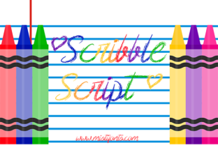 Scribble Script: A Chalky, Playful Display Font for Campaigns