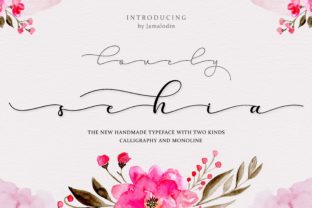 Sehia Script: A Delicate, Elegant Font for Handmade Labels & Printables