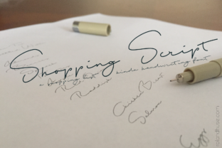 Shopping Script: A Friendly, Flowing Script Font for Scroll-Stopping Campaigns