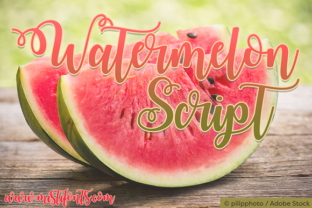 Watermelon Script: A Juicy, Bouncy Script Font for Handmade Brands